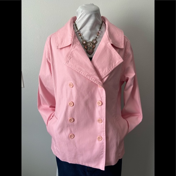 Denim&Co Jackets & Blazers - DENIM & CO. PINK JACKET